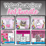 Valentine's Day Art Lesson Activity Bundle