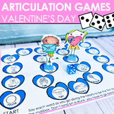 Speech Therapy Valentine's Day Articulation Games - R, S, 