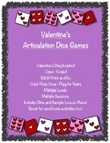 Valentine's Day Articulation Dice Game and Take Home Pack