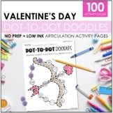 Valentine's Day Articulation Dot-to-Dot Doodles | Speech Therapy