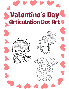 Preview of Valentine's Day Articulation Practice BUNDLE (s, l, and r sounds)