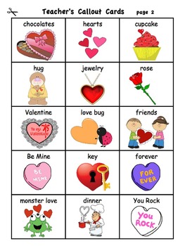 Valentine's Day BINGO by Jessica's Resources | TPT