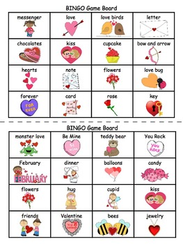 Valentine's Day BINGO by Jessica's Resources | TPT