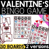 Valentine's Day BINGO | Valentine's Day Party Games | Vale