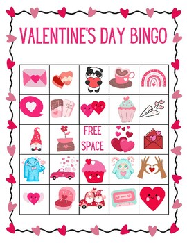 Valentine's Day BINGO by Betsy Nagel | TPT