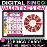 Valentine's Day BINGO Digital Party Games Valentines No Pr