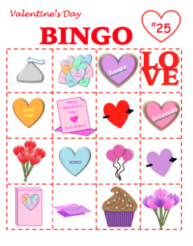 Valentine's Day BINGO--PRINTABLE! Great for your class party! | TpT