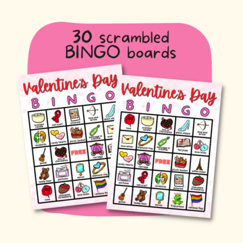 Valentine's Day Bingo With Riddles & Call Cards! - Print And Virtual