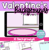 Valentine's Day Backgrounds for Boom Cards