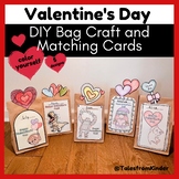 Valentine's Day Bag Craft PLUS Matching Cards / Perfect fo