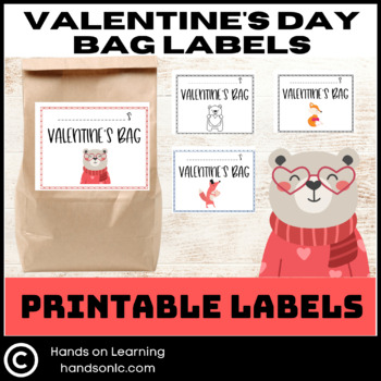Preview of Valentine's Day Bag Labels Freebie