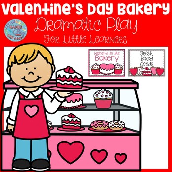 Preview of Valentine's Day Bakery Dramatic Play