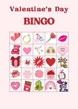 Valentine's Day Bingo by Teaching with Teri | TPT