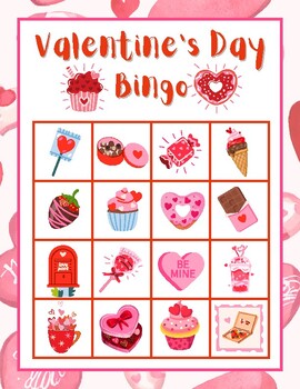 Valentine's Day Bingo by Prettyclassroom | TPT