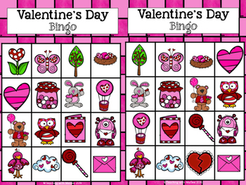 Valentine's Day Bingo by Teaching with MaGee | TPT