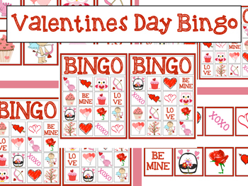 Valentine's Day Bingo by PreKinders | TPT