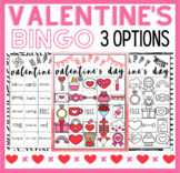 Valentine's Day Bingo - 3 Different Options, 25 Different 