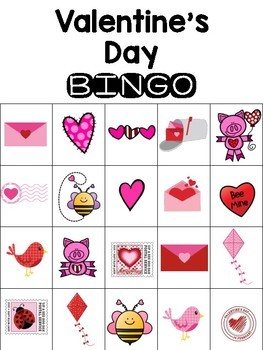 Valentine's Day Bingo by Mrs Hodge's Kids | TPT