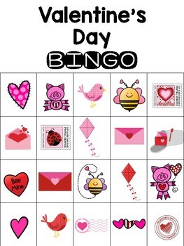 Valentine's Day Bingo by Mrs Hodge's Kids | TPT