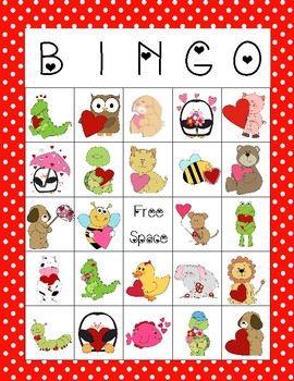 Valentine's Day Bingo by Danielle Decima | TPT