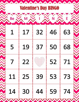Valentine's Day Bingo by Souly Natural Creations | TPT