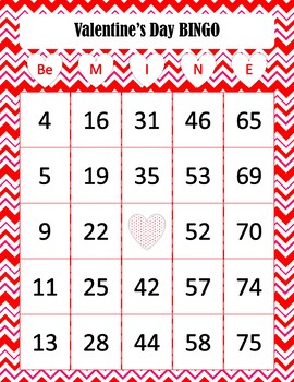 Valentine's Day Bingo by Souly Natural Creations | TPT