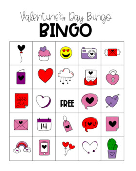 Valentine's Day Bingo by Eager in Elementary | TPT