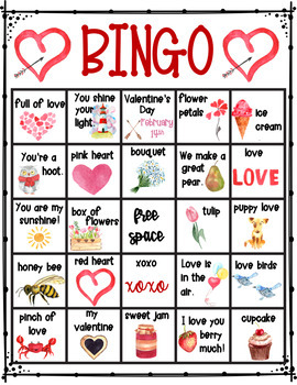 Valentine's Day Bingo by Timeless Truths by LC | TPT