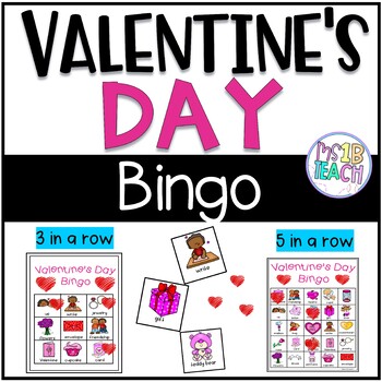 Valentine's Day Bingo by One Basic Teacher | TPT