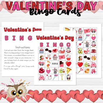 Valentine's Day Bingo By Spirit Owl Teaches 