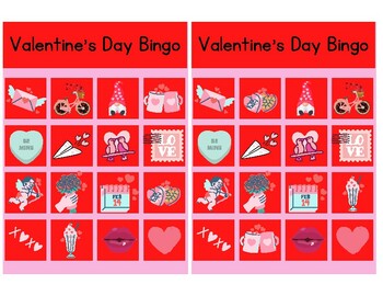 Valentine's Day Bingo! by Jaycee Giles | TPT