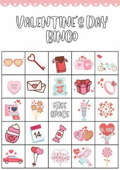 Valentine's Day Bingo by BloomingIn1stGrade | TPT