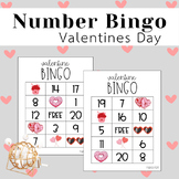 Bingo | Number Bingo | Valentines Day