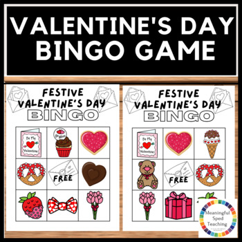 Preview of Valentine's Day Bingo Cards Game Activity