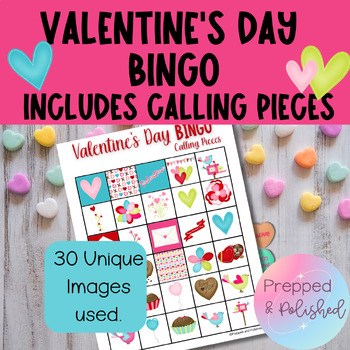 Valentine's Day Bingo - Classroom Party Activity - No Prep Class Party ...