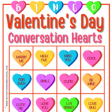 Valentine's Day Bingo Conversation Hearts - Classroom part