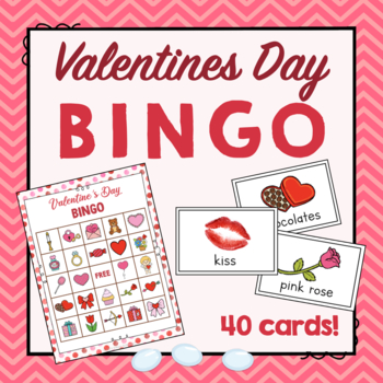 Valentine's Day Bingo Game | Valentine Themed Bingo | Valentine's Day ...