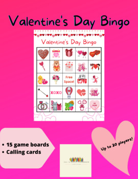 Valentine's Day Bingo Game/Activity by Cali's Crafty Classroom | TPT