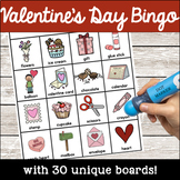 Valentine's Day Bingo Game - February Classroom Activity