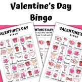 Valentine's Day Bingo Game - No Prep!