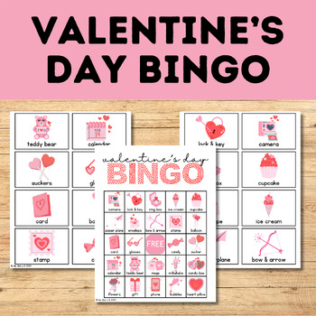 Valentine's Day Bingo Game Party Activity by Ms Beh in K | TPT