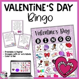 Valentine's Day Bingo Game for Listening and Inferencing -