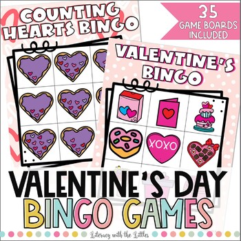 Valentine's Day BINGO  Valentine's Day Party Game by Coffee Fueled  Classroom