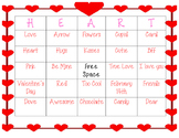 Valentine's Day - Bingo - Games - Valentines - Fun - First