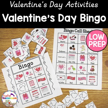 Preview of Valentine's Day Bingo Powerpoint Game Kit