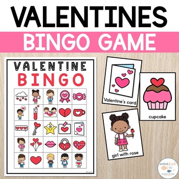 Valentine's Day Bingo | Valentine Bingo by Angie Fish - School of Fish ...