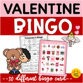 Valentine's Day Bingo - Valentine Bingo Game - Activities