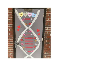 Preview of Valentine's Day Biology Door Decoration