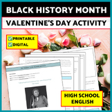 Valentine's Day & Black History Month Poetry Activity for 