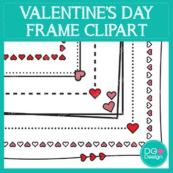 Preview of Valentine's Day Boarders and Frames